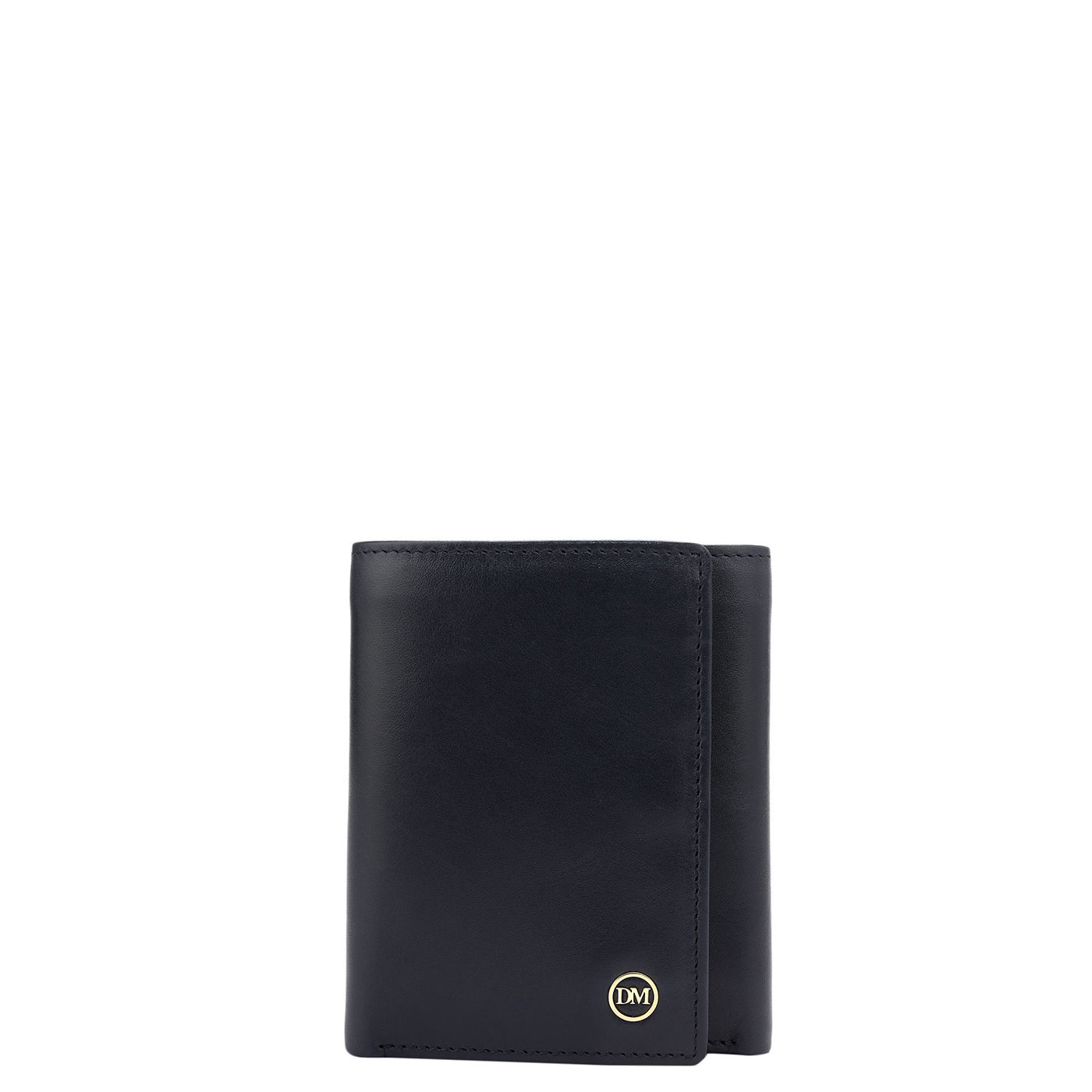 Navy Bifold Leather Mens Wallet