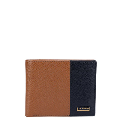 Cognac Bifold Leather Mens Wallet