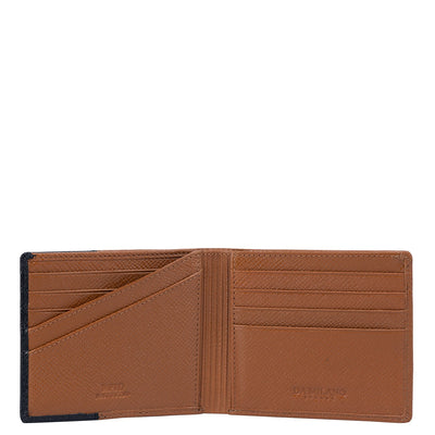 Cognac Bifold Leather Mens Wallet