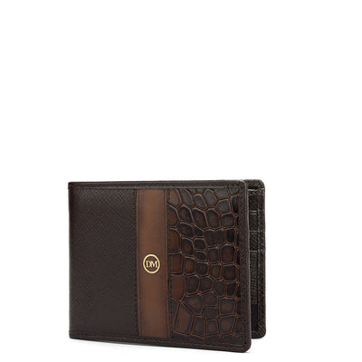 Chocolate Bifold Leather Mens Wallet