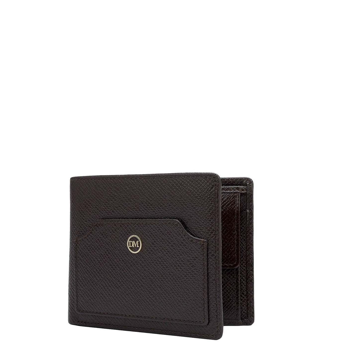 Chocolate Bifold Leather Mens Wallet