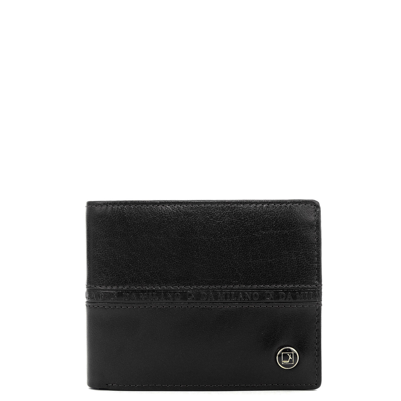 Black Bifold Leather Mens Wallet