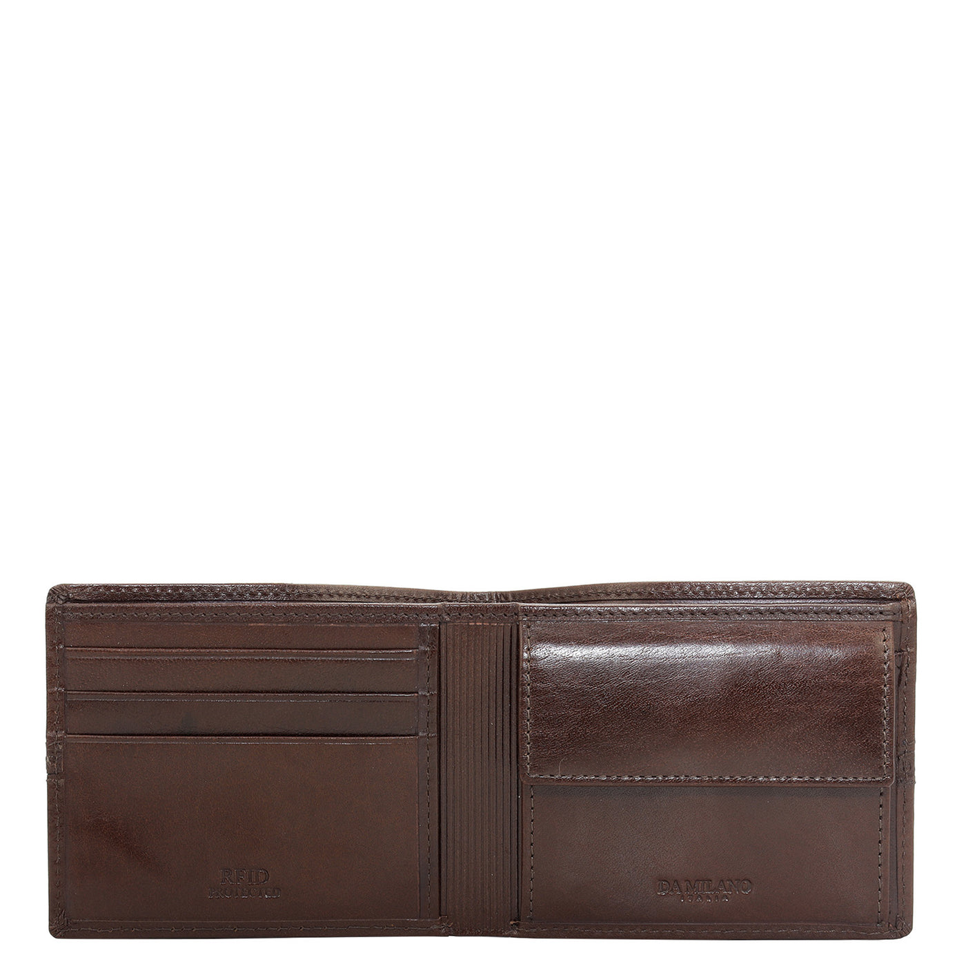 Brown Bifold Leather Mens Wallet