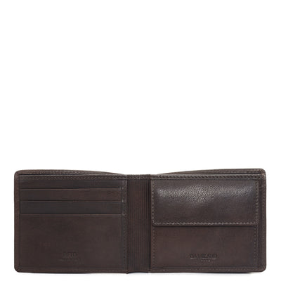 Brown Bifold Leather Mens Wallet