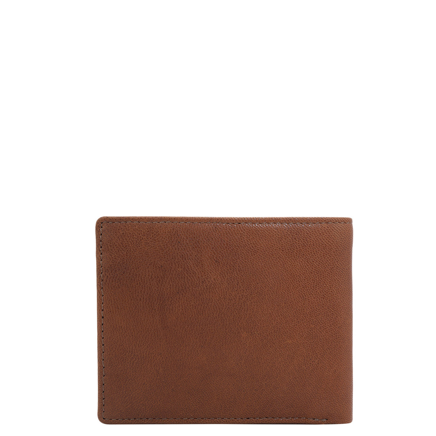 Cognac Bifold Leather Mens Wallet