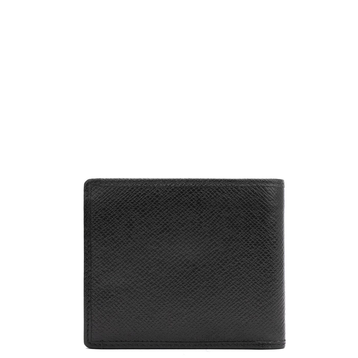 Black Bifold Leather Mens Wallet