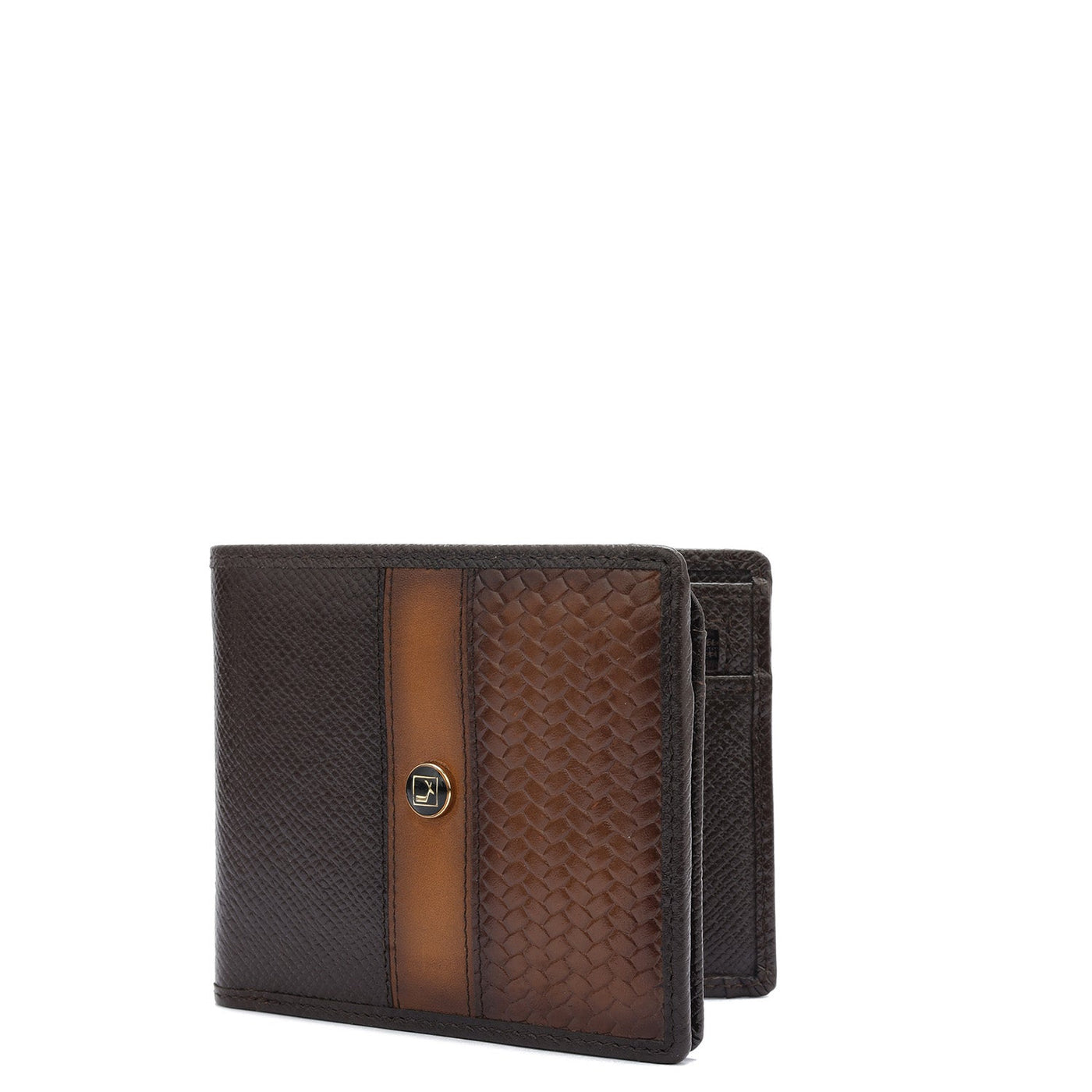 Chocolate Bifold Leather Mens Wallet