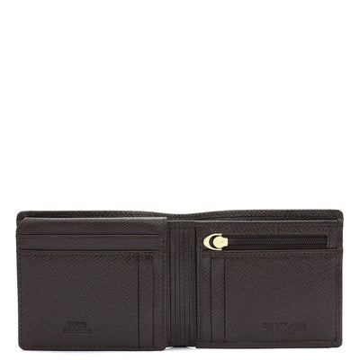 Chocolate Bifold Leather Mens Wallet