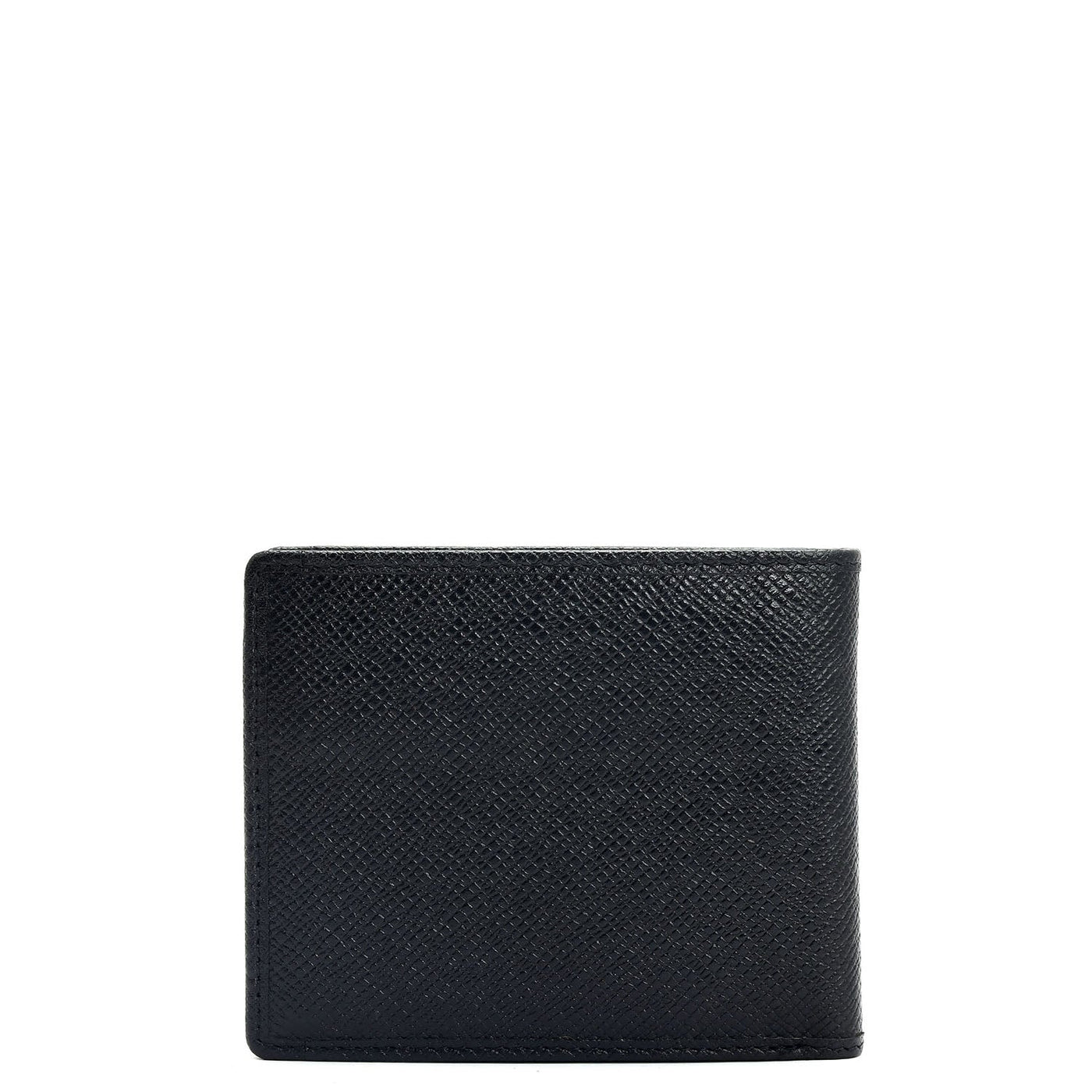 Black Bifold Leather Mens Wallet