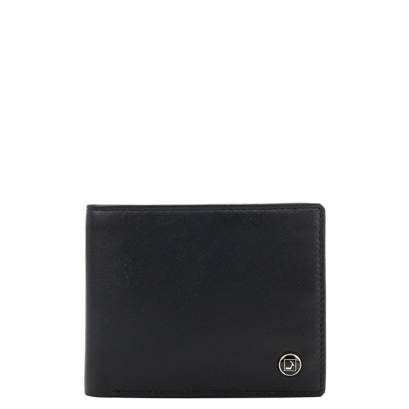 Black Bifold Leather Mens Wallet