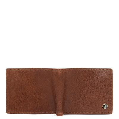 Brown Bifold Leather Mens Wallet