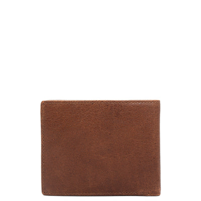 Brown Bifold Leather Mens Wallet