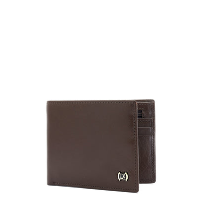 Brown Bifold Leather Mens Wallet