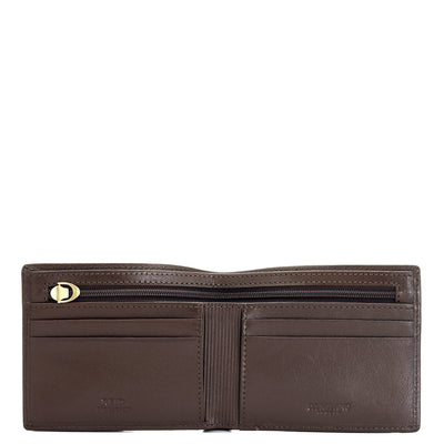 Brown Bifold Leather Mens Wallet