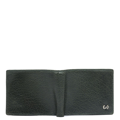 Green Bifold Leather Mens Wallet