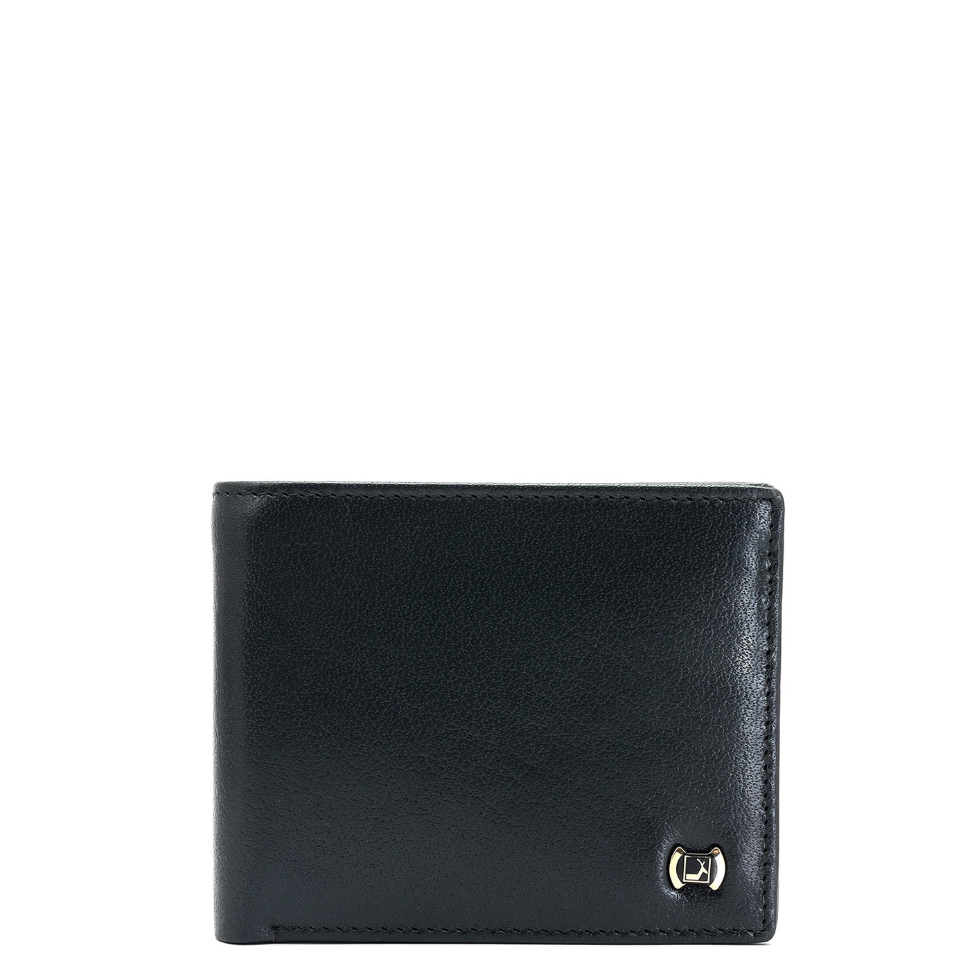 Navy Bifold Leather Mens Wallet