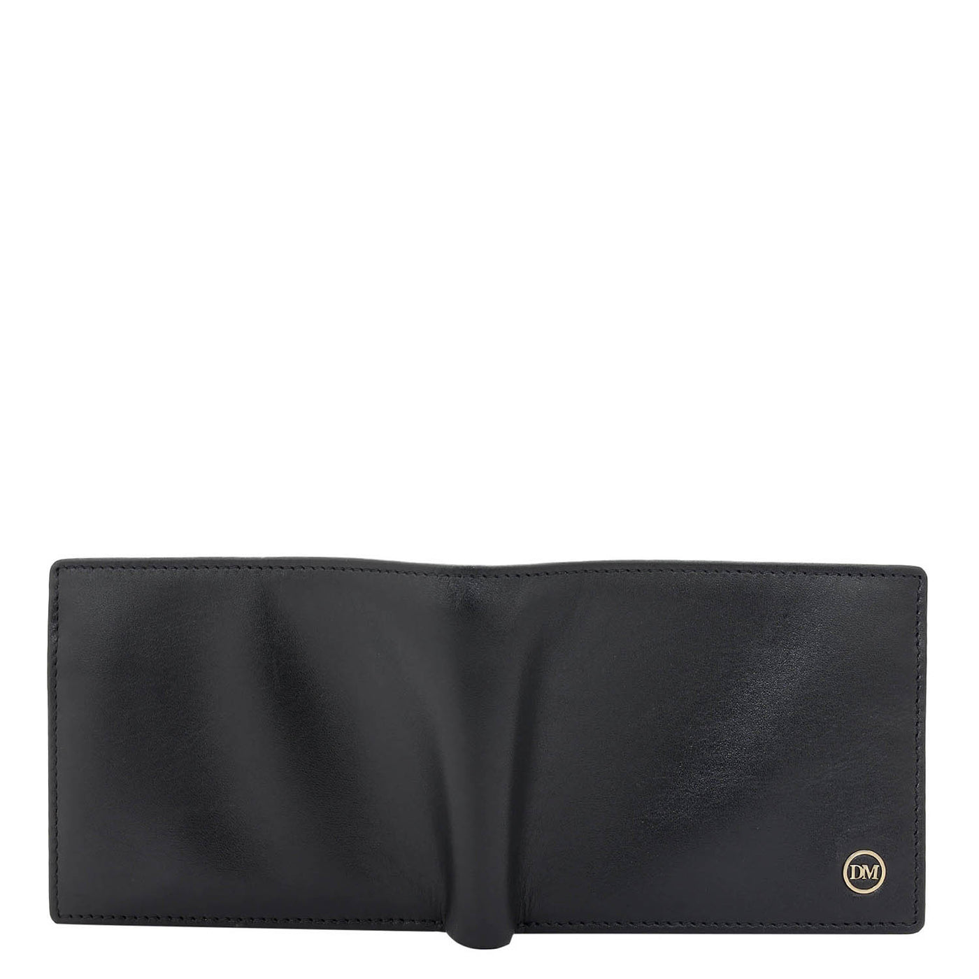 Black Bifold Leather Mens Wallet