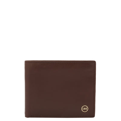 Brown Bifold Leather Mens Wallet