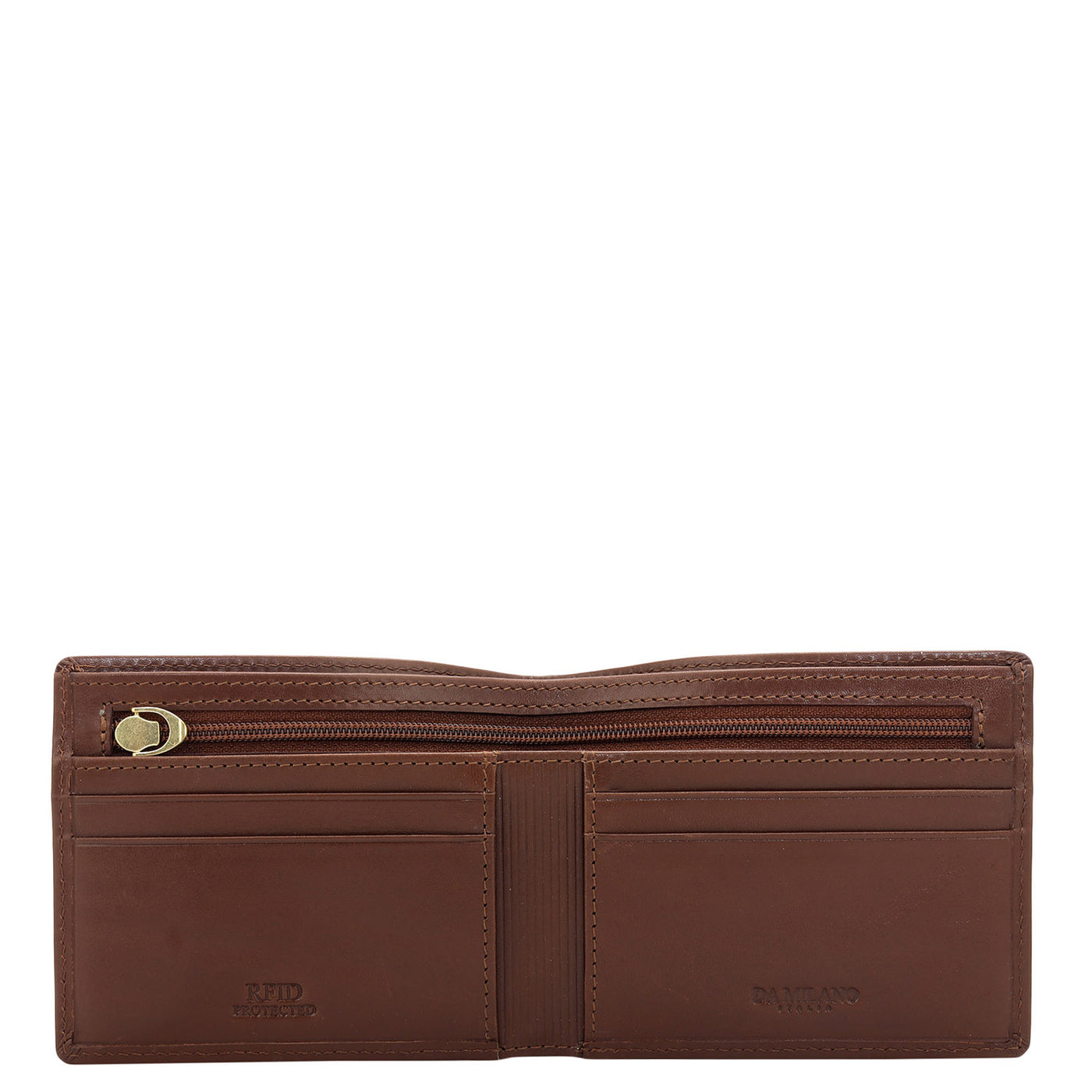 Brown Bifold Leather Mens Wallet