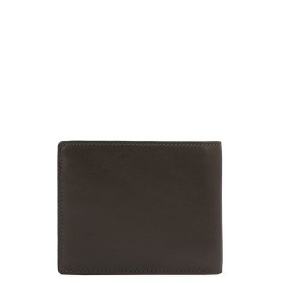 Olive Bifold Leather Mens Wallet