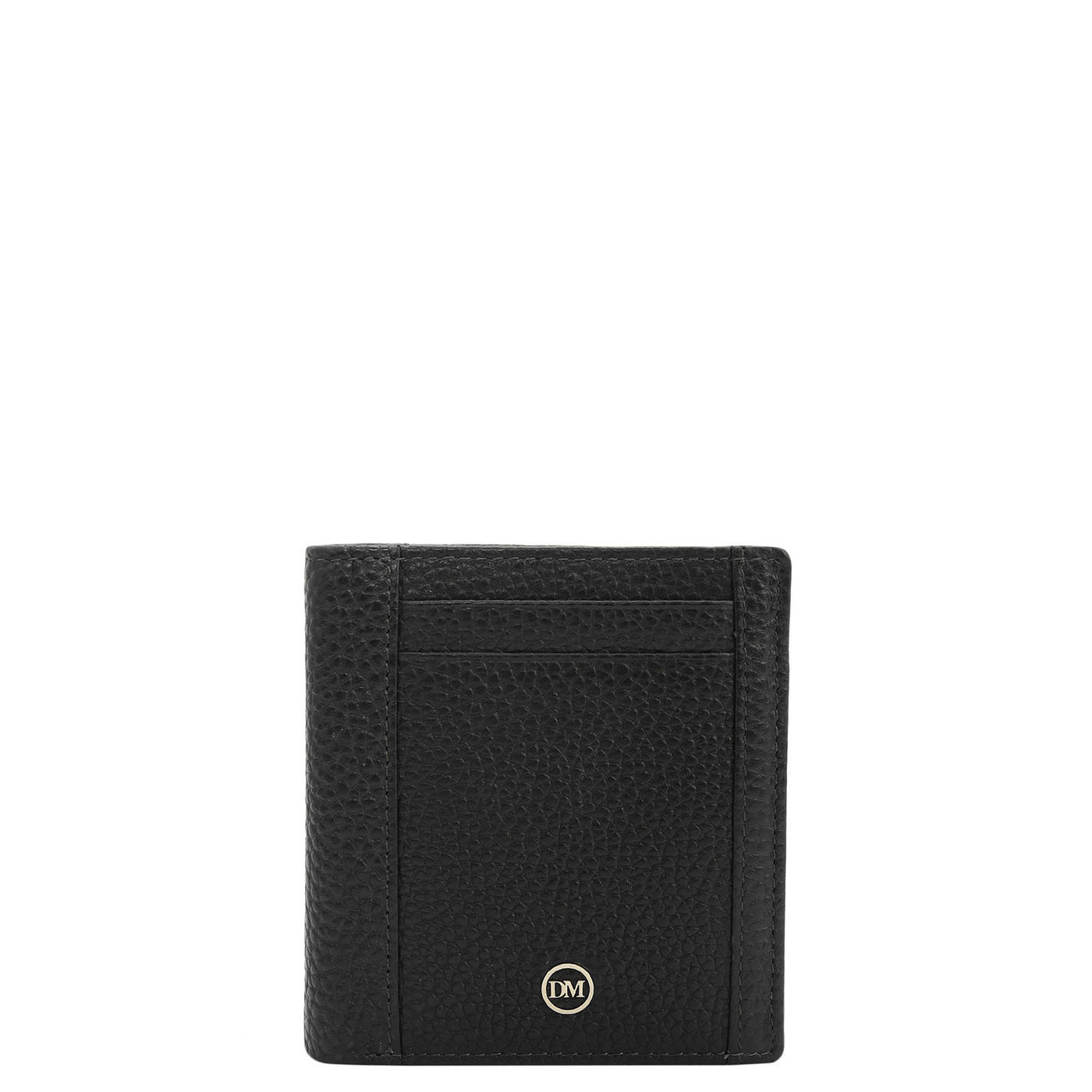 Black Bifold Leather Mens Wallet