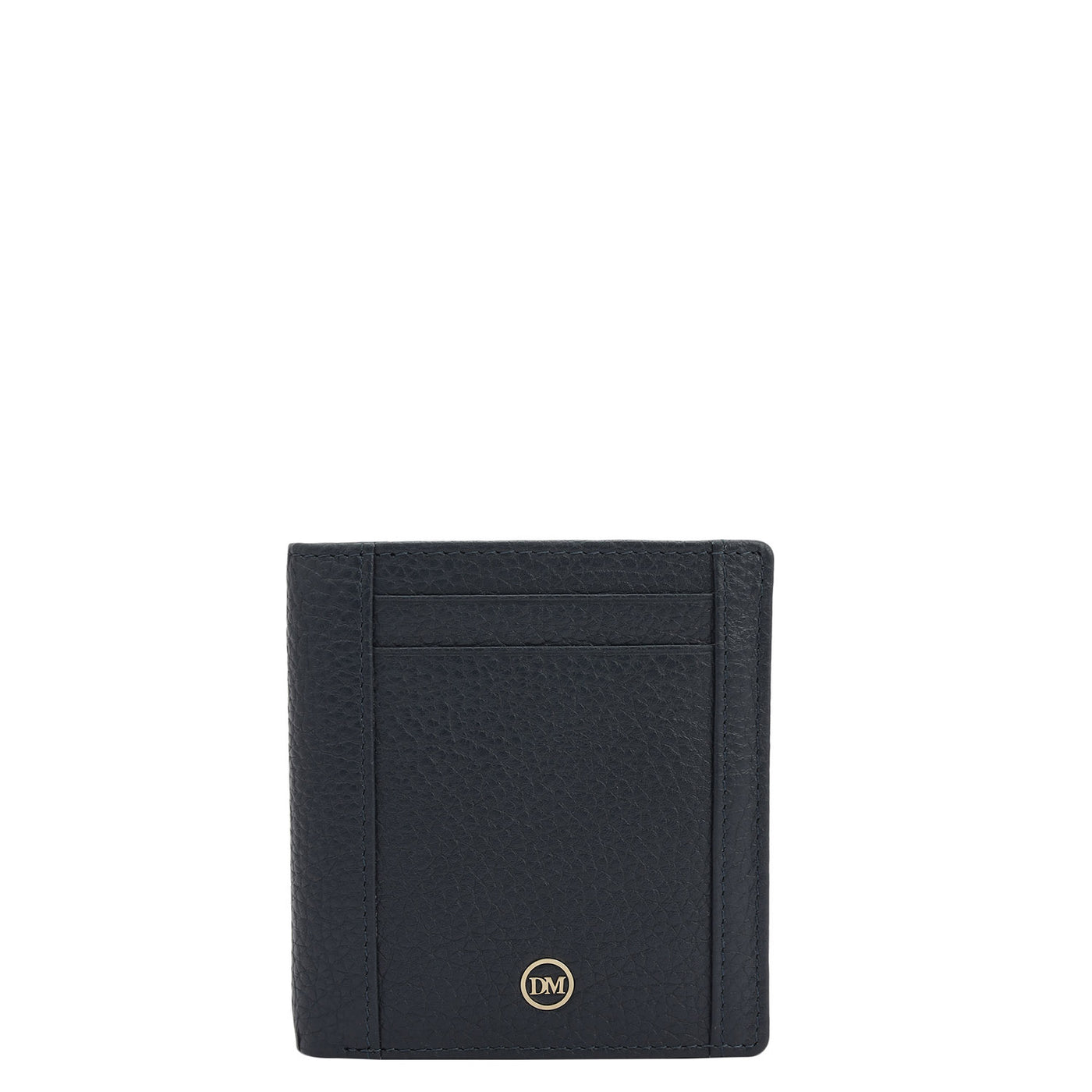 Navy Bifold Leather Mens Wallet