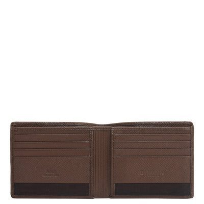 Date Bifold Leather Mens Wallet