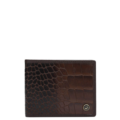 Brown Bifold Leather Mens Wallet