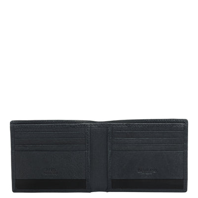 Navy Bifold Leather Mens Wallet