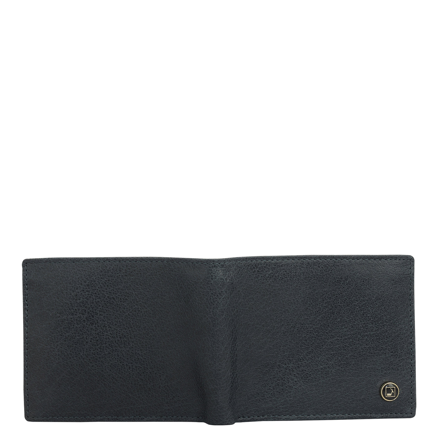 Navy Bifold Leather Mens Wallet