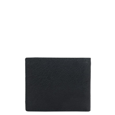 Navy Bifold Leather Mens Wallet