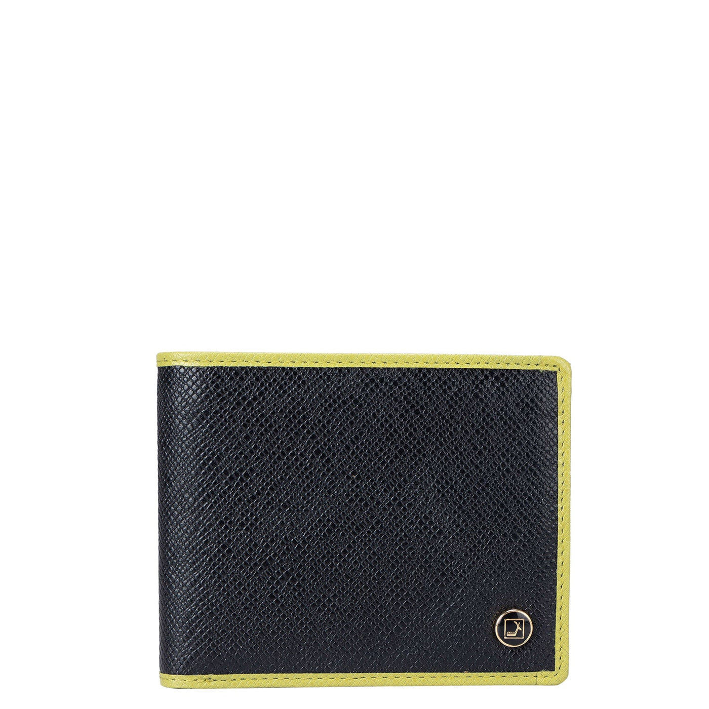 Black Bifold Leather Mens Wallet