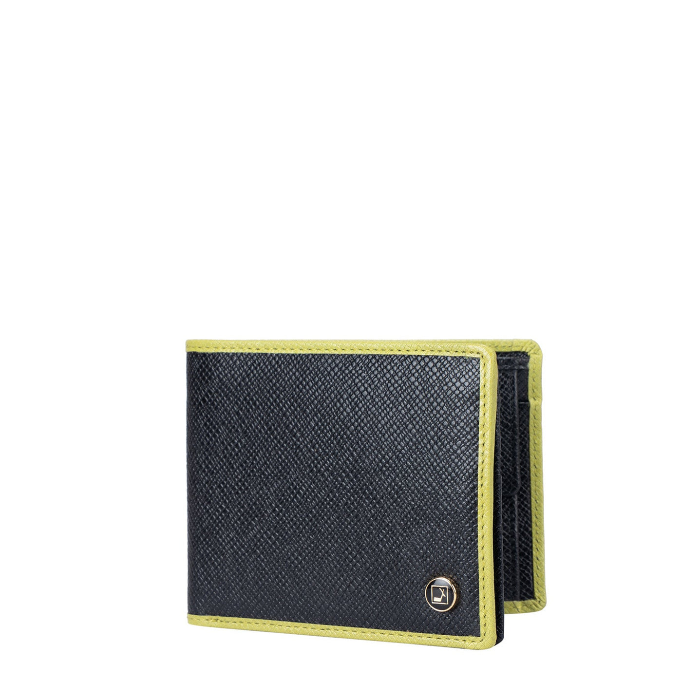 Black Bifold Leather Mens Wallet