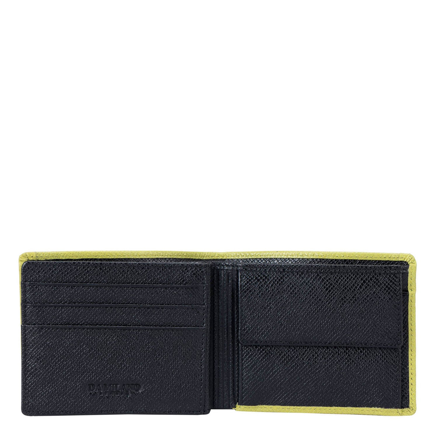 Black Bifold Leather Mens Wallet