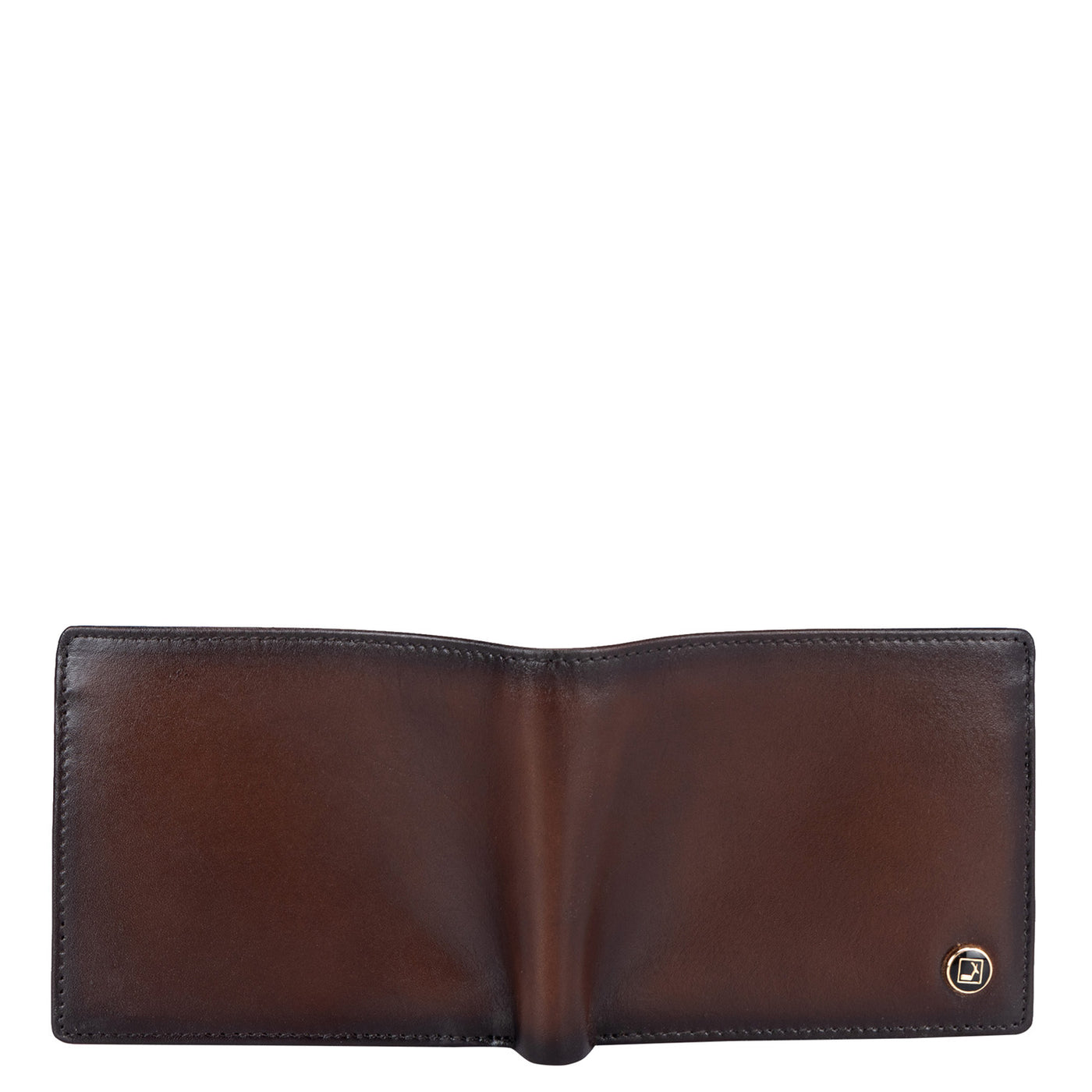 Plain Leather Mens Wallet - Brown