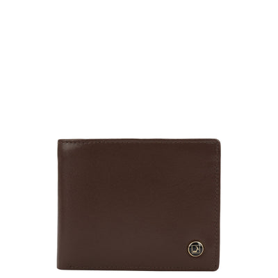 Brown Bifold Leather Mens Wallet