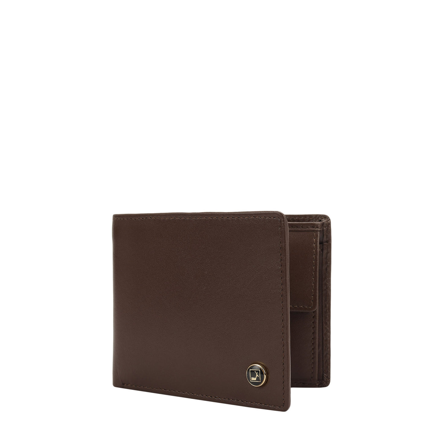 Brown Bifold Leather Mens Wallet