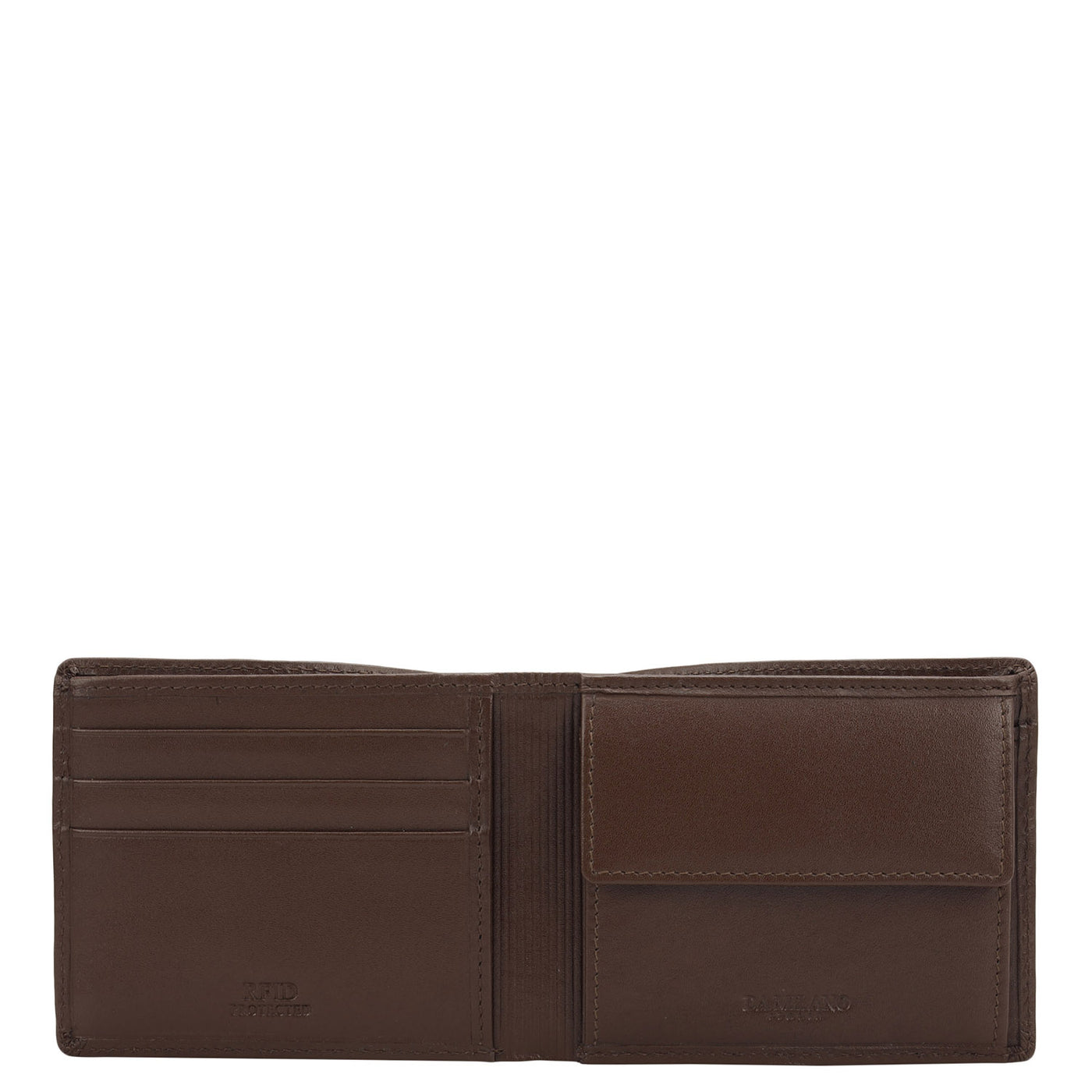 Brown Bifold Leather Mens Wallet