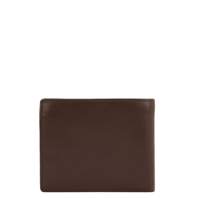 Brown Bifold Leather Mens Wallet