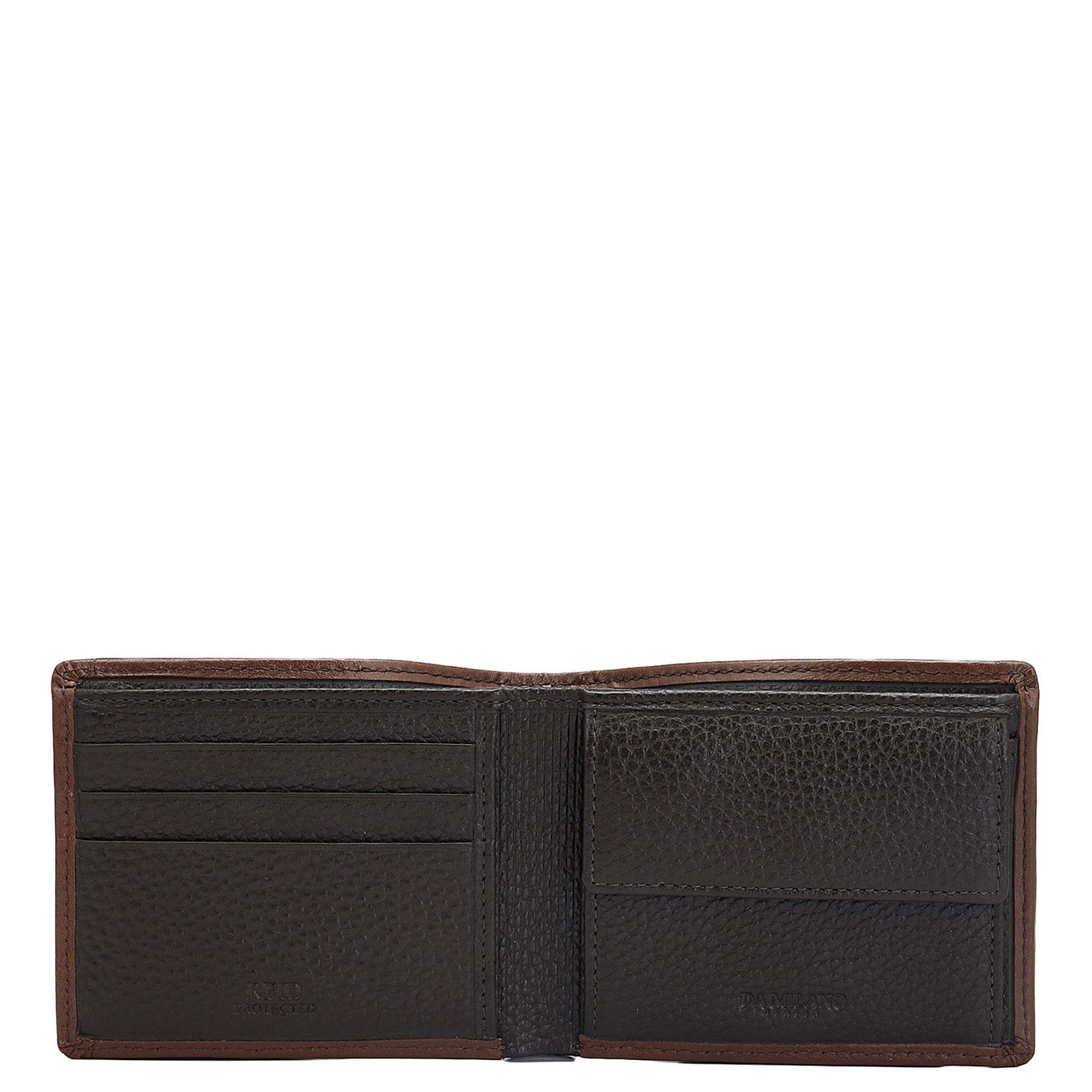 Chocolate Bifold Leather Mens Wallet