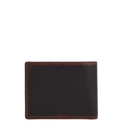 Chocolate Bifold Leather Mens Wallet