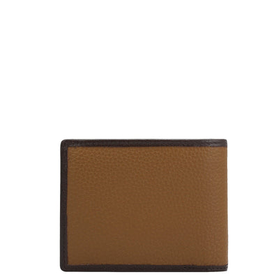 Tan Bifold Leather Mens Wallet