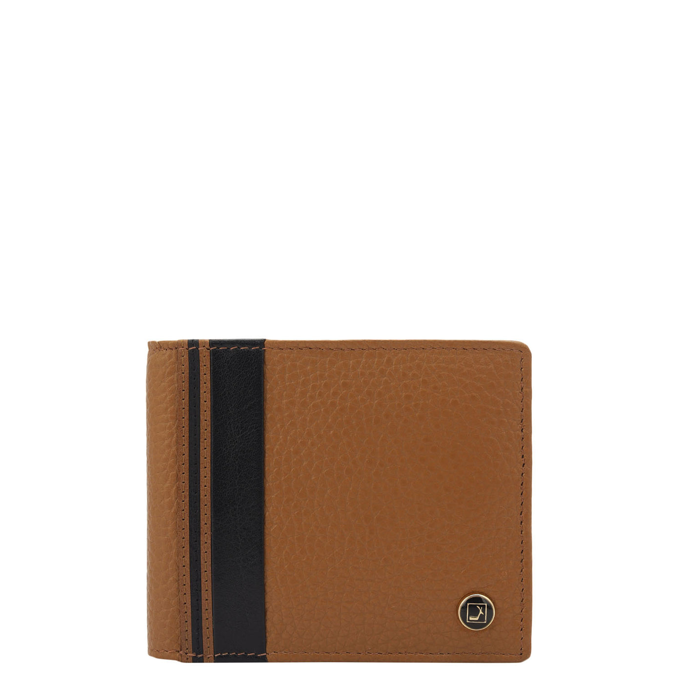 Cognac Bifold Leather Mens Wallet