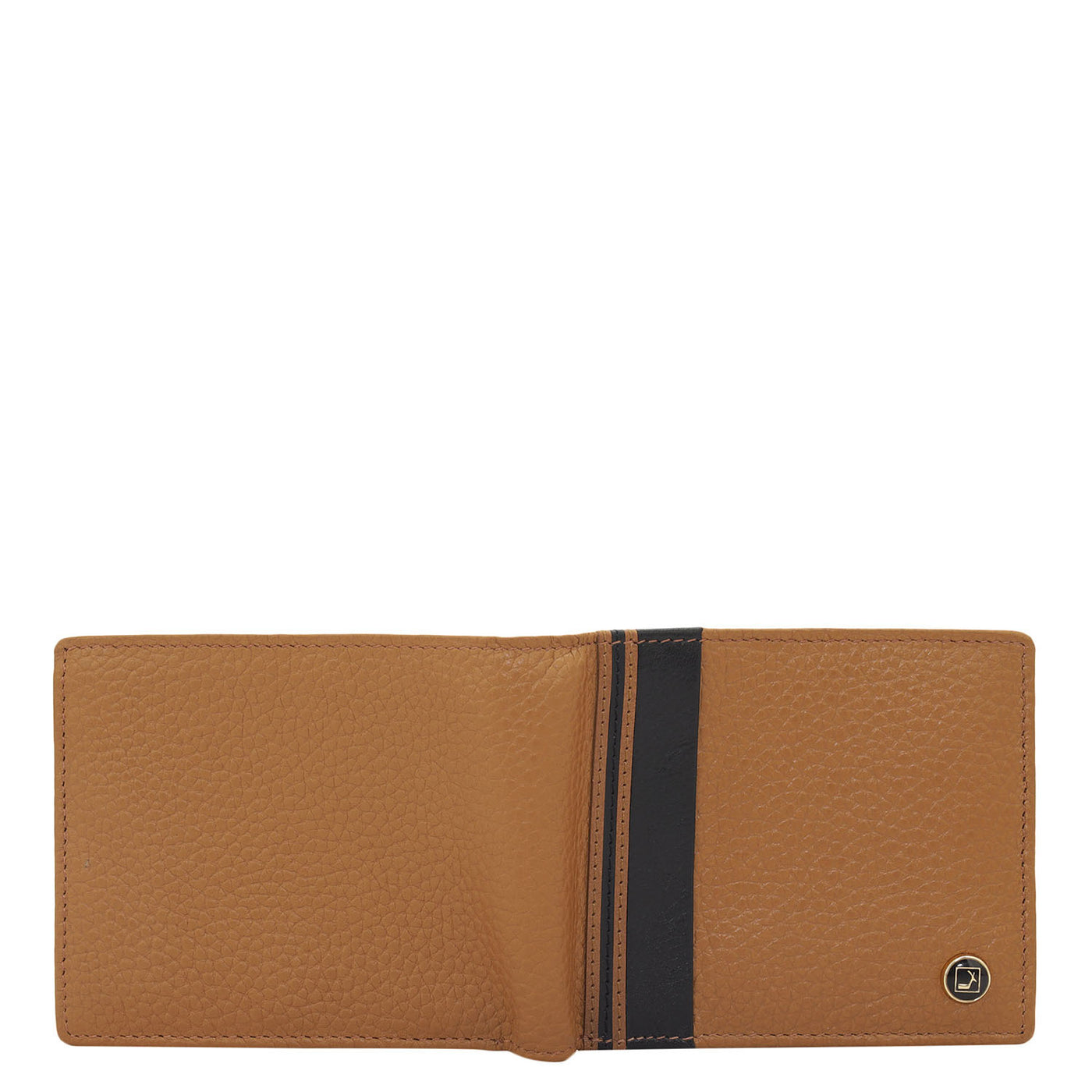 Cognac Bifold Leather Mens Wallet