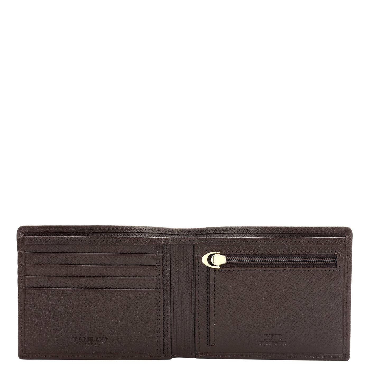 Brown Bifold Leather Mens Wallet