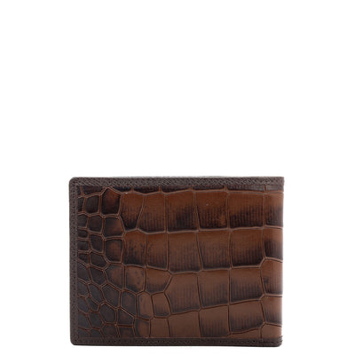 Brown Bifold Leather Mens Wallet