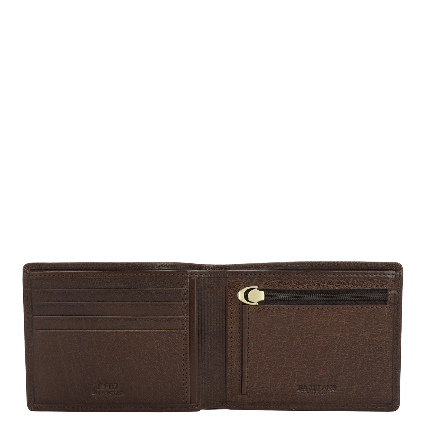 Brown Bifold Leather Mens Wallet