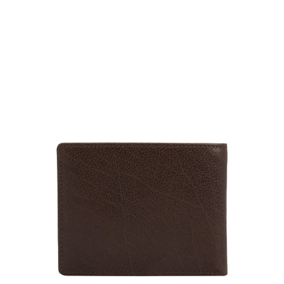 Brown Bifold Leather Mens Wallet