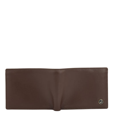 Brown Bifold Leather Mens Wallet