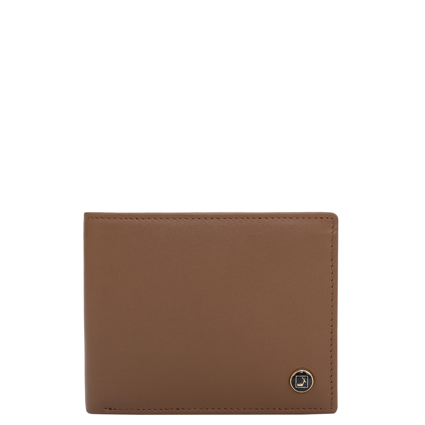 Cognac Bifold Leather Mens Wallet